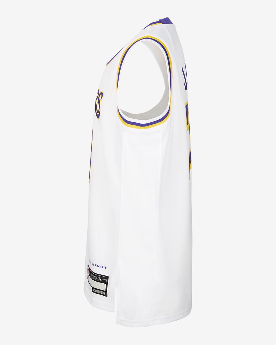 LeBron James Los Angeles Lakers Icon Edition 2022/23 Older Kids' Nike Dri-FIT NBA Swingman Jersey - White