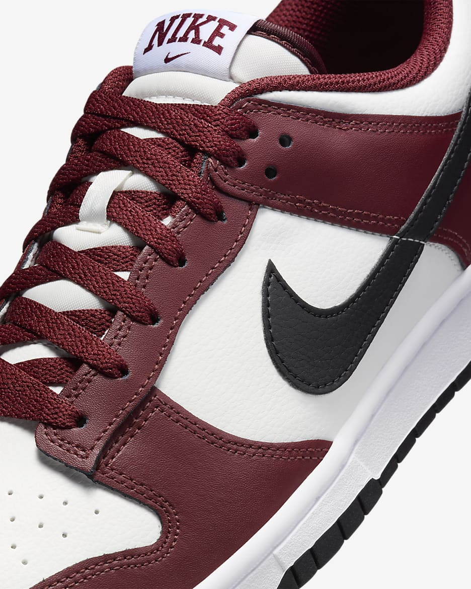 Chaussure Nike Dunk Low pour homme - Dark Team Red/Summit White/Team White/Noir