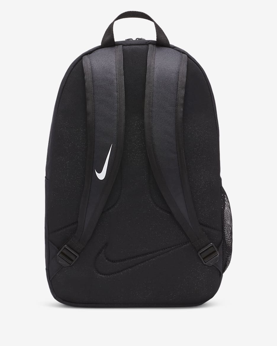 Nike Academy Team Kids' Football Backpack (22L) - Black/Black/White