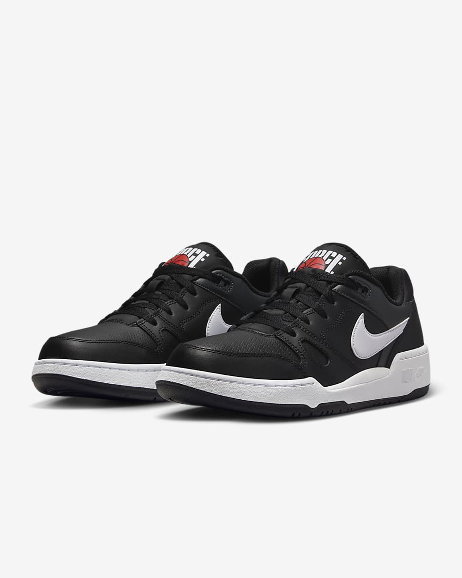 Nike Full Force Low Men's Shoes - Black/Anthracite/Sail/White