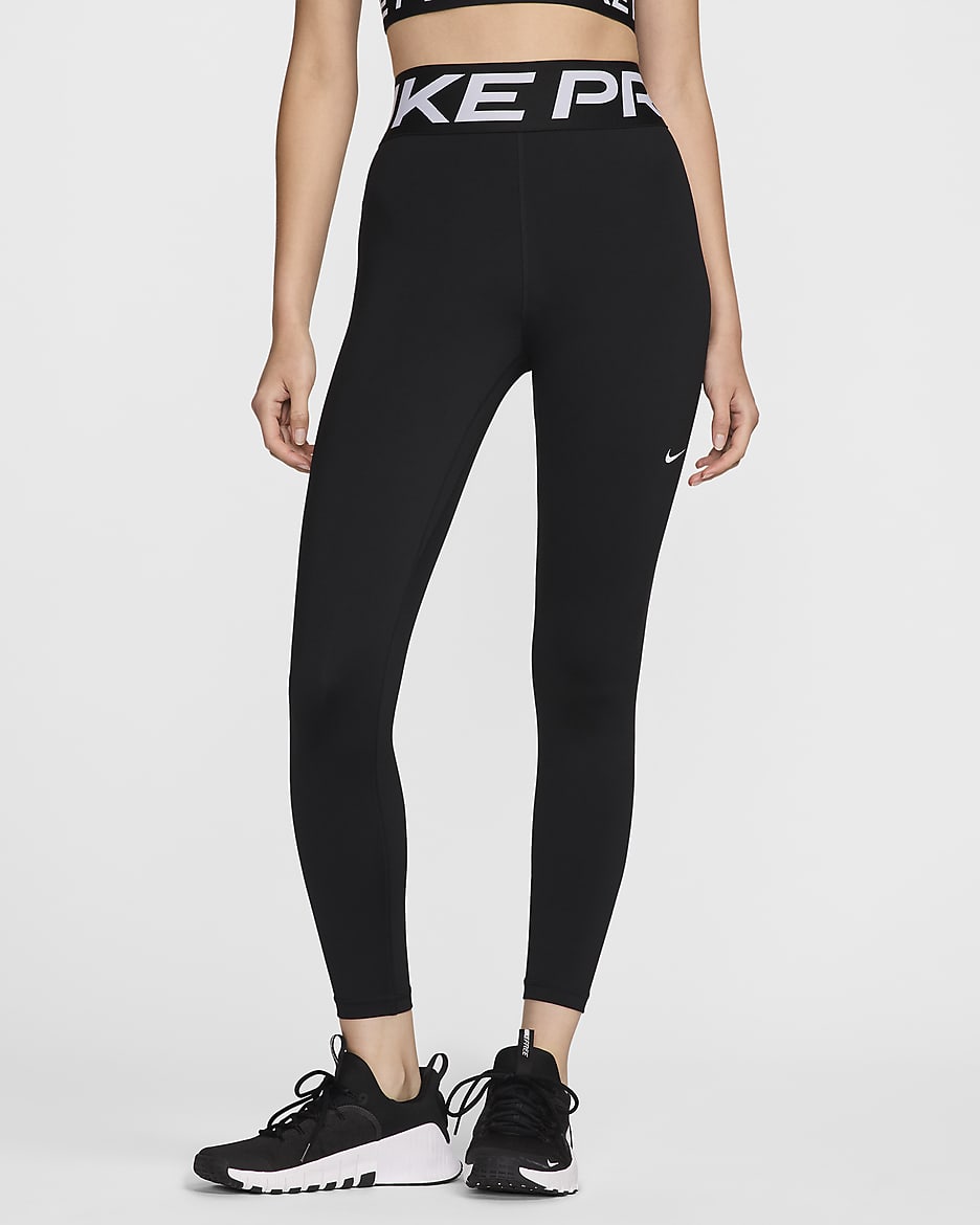 Nike Pro Sculpt Women's High-Waisted Full-Length Leggings - Black/White