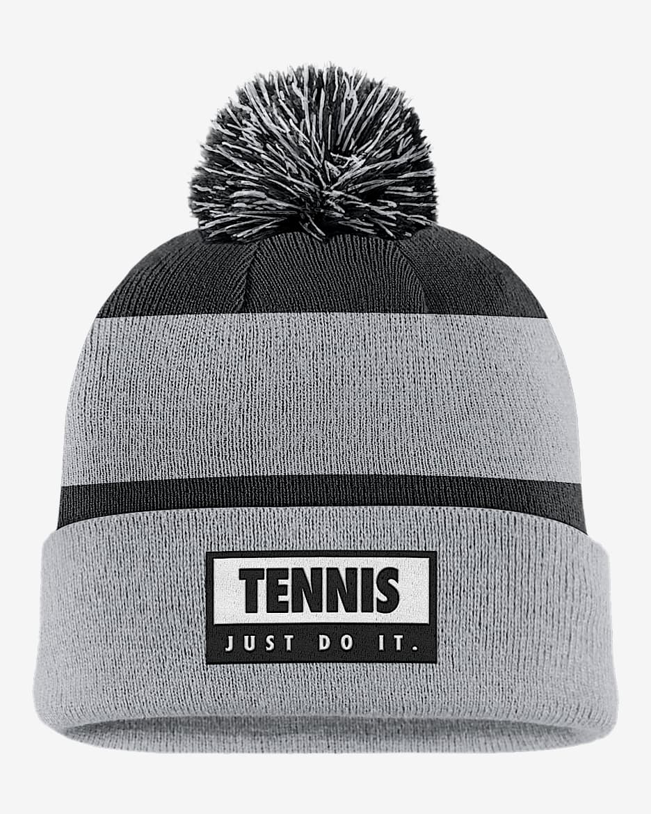 Nike Swoosh Peak Tennis Beanie - Wolf Grey