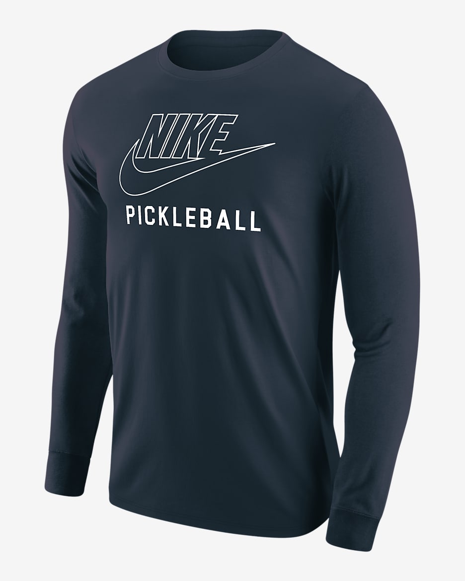 Nike Swoosh Men's Pickleball Long-Sleeve T-Shirt - Thunder Blue