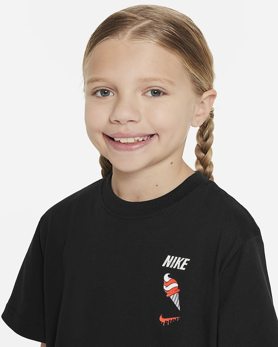 Nike Sportswear T-Shirt für ältere Kinder (Mädchen) - Schwarz