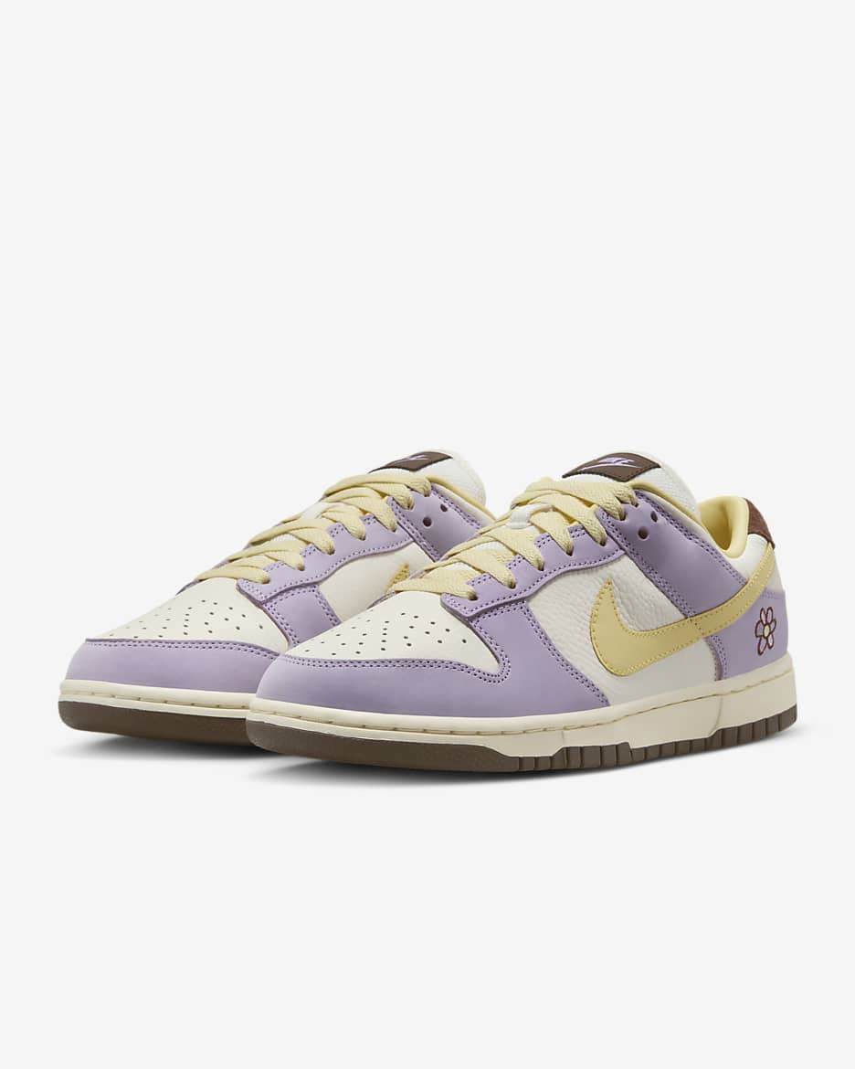 Chaussure Nike Dunk Low Premium pour femme - Lilac Bloom/Sail/Coconut Milk/Soft Yellow