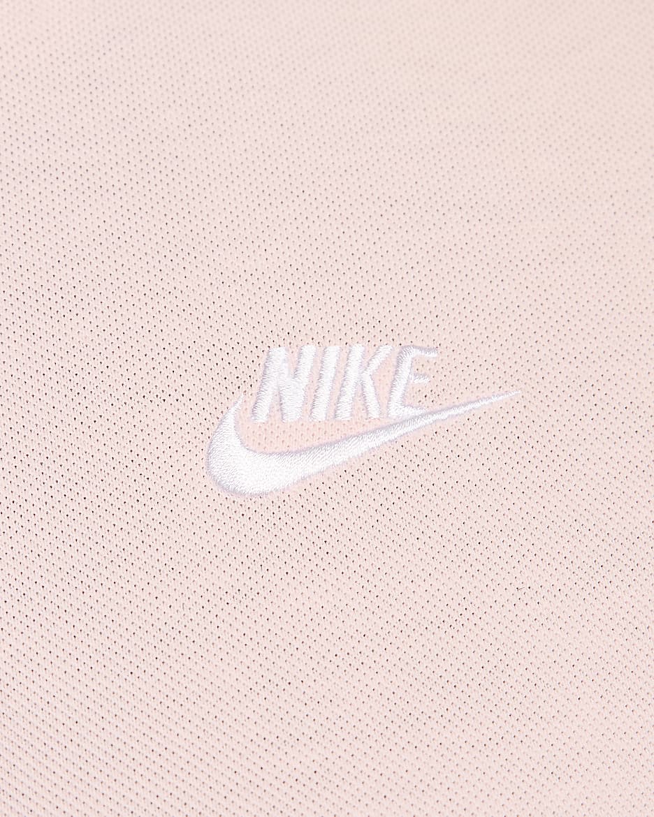 Polo Nike Sportswear pour Homme - Pink Bloom/Blanc