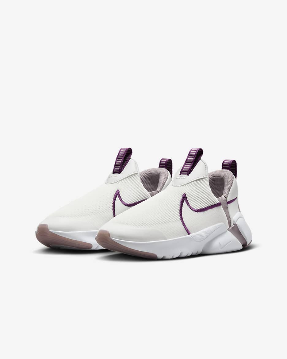 Nike Flex Plus 2 大童跑鞋 - Summit White/Light Violet Ore/白色/Viotech