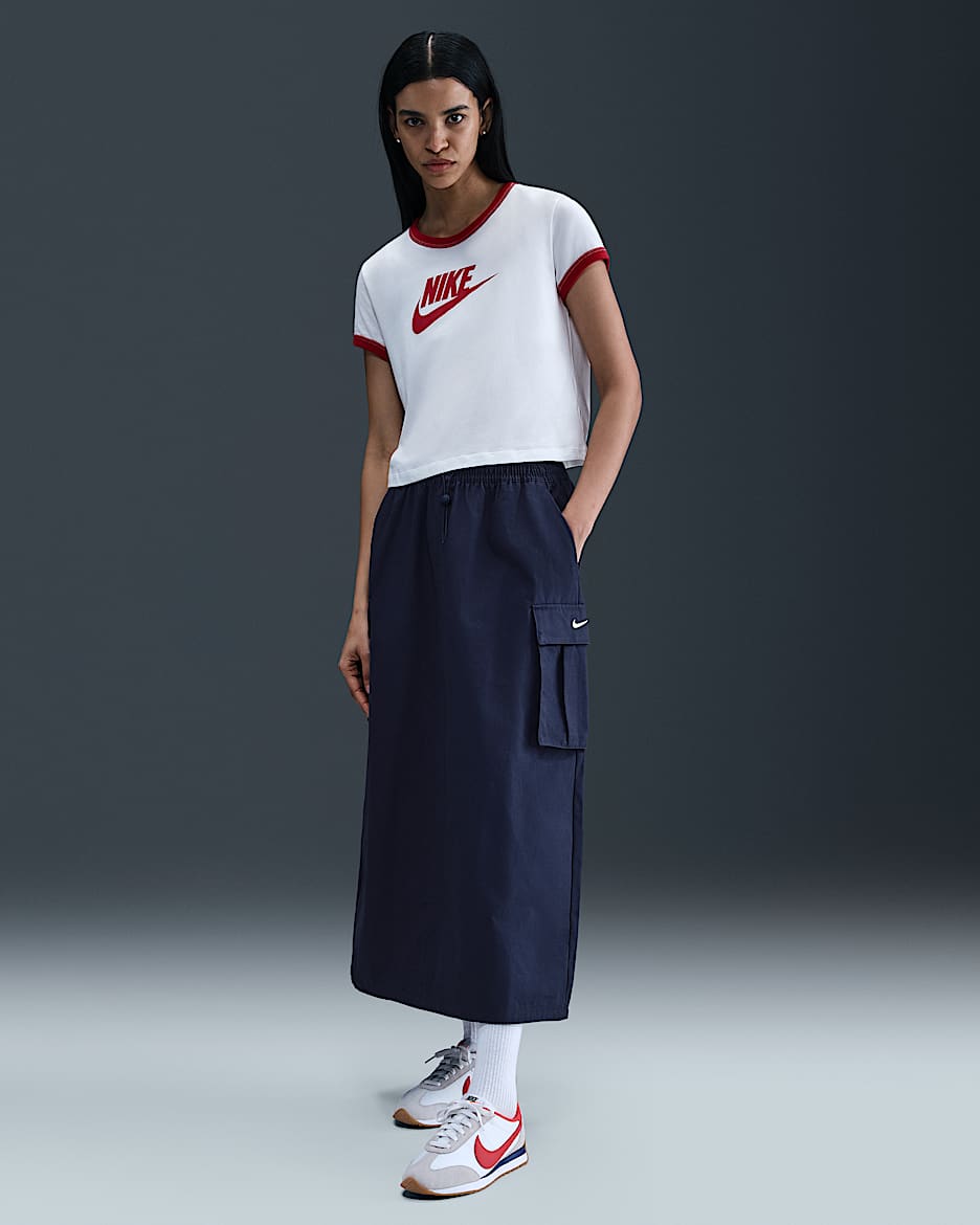 Nike Sportswear ruimvallende cargorok - Midnight Navy/Sail