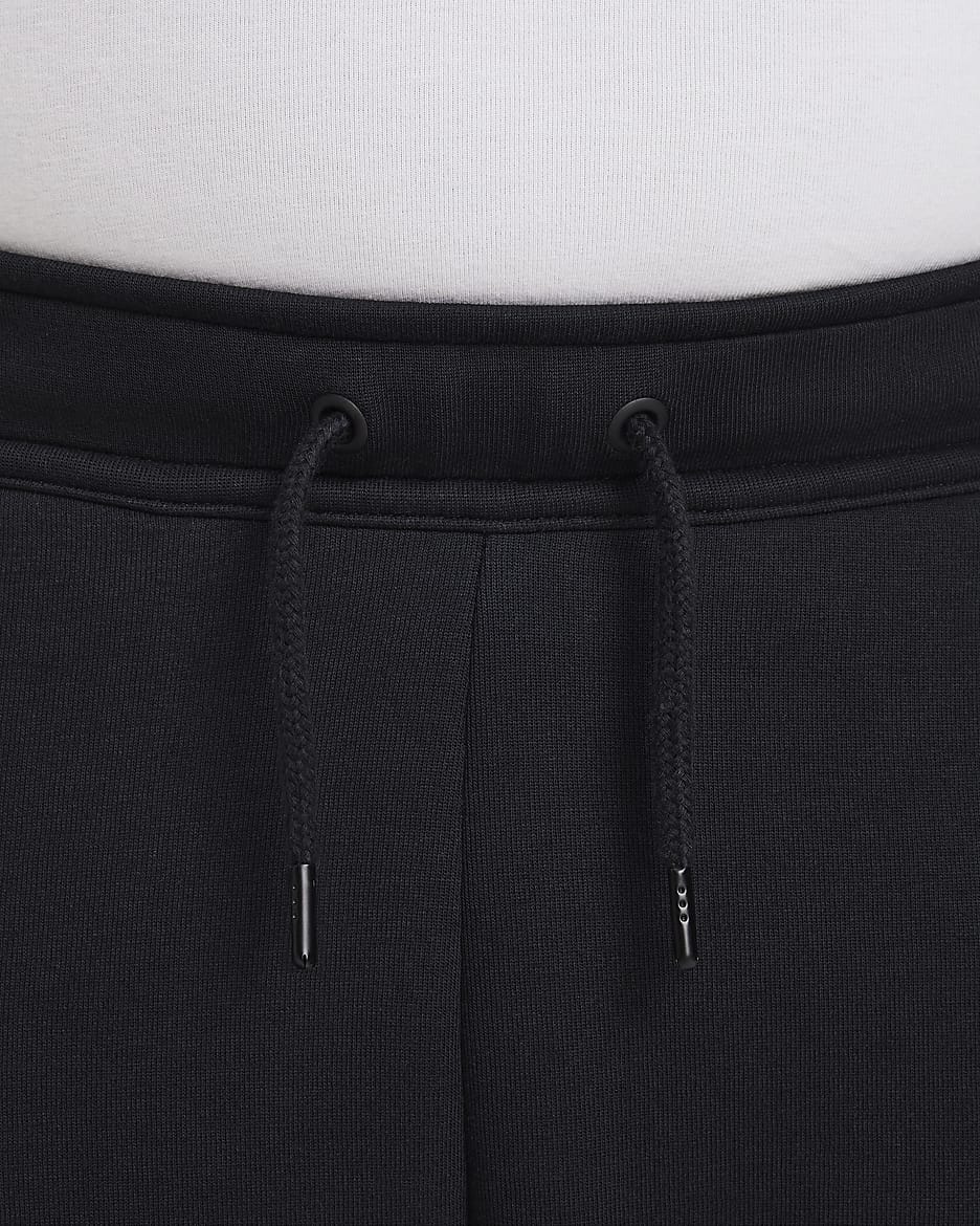 Nike Sportswear Tech Fleece Hose für ältere Kinder (Jungen) (erweiterte Größe) - Schwarz/Schwarz/Schwarz