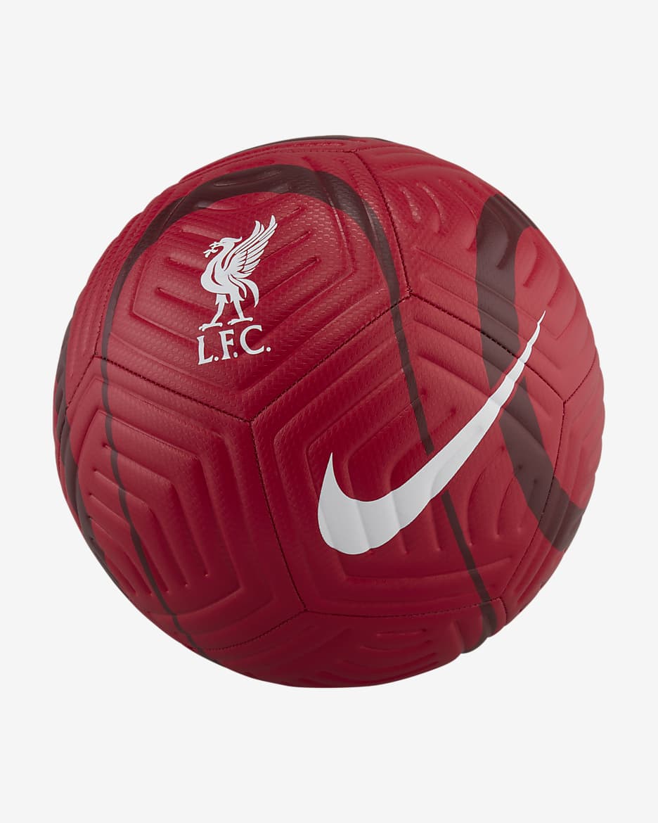Liverpool FC Strike Soccer Ball - Gym Red/Grey Fog/White