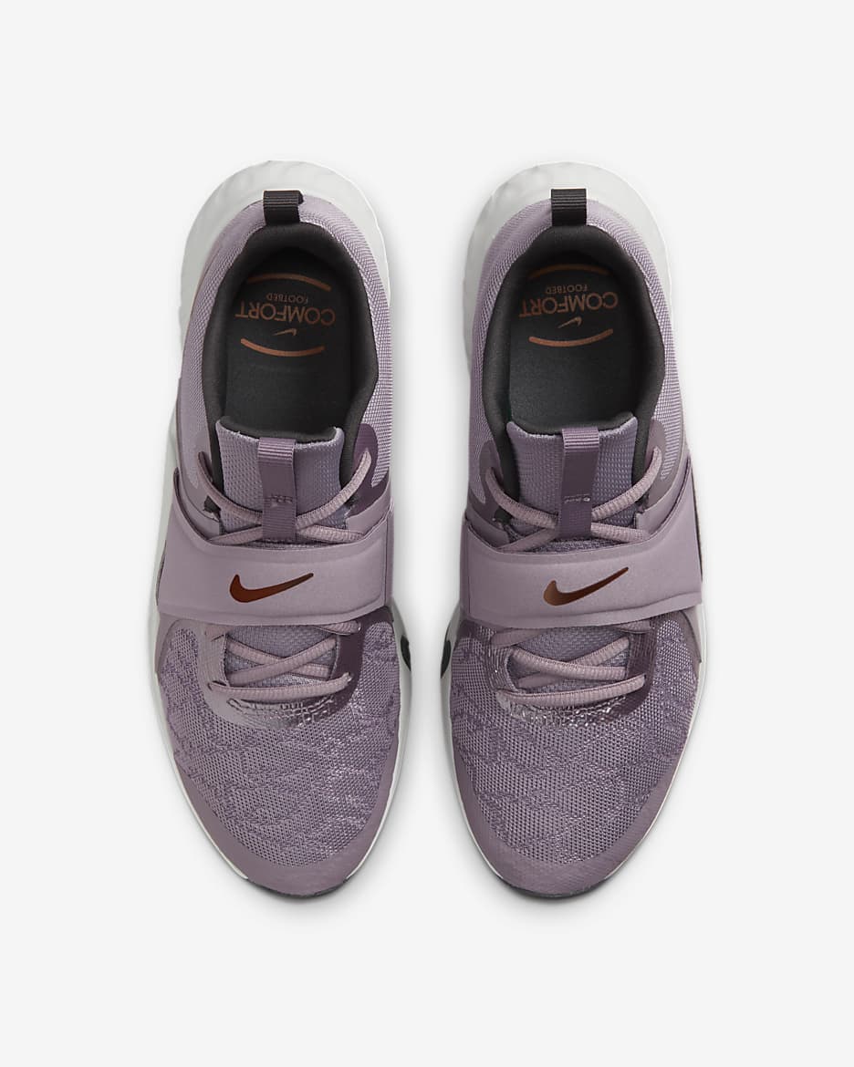 Nike Renew In-Season TR 12 Premium Women's Training Shoes - Purple Smoke/Pure Platinum/Dark Smoke Grey/Metallic Copper