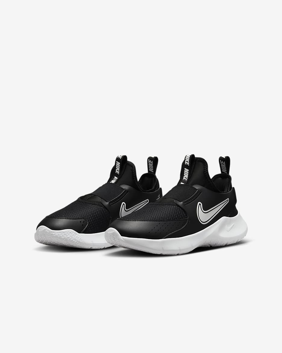 Παπούτσια για τρέξιμο σε δρόμο Nike Flex Runner 3 για μεγάλα παιδιά - Μαύρο/Λευκό