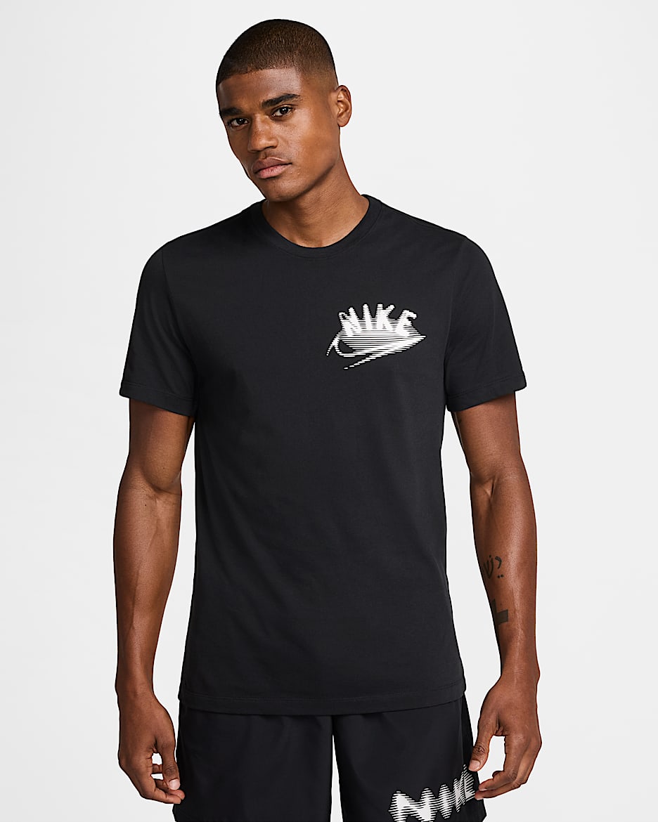 Playera de fitness Nike Dri-FIT para hombre - Negro