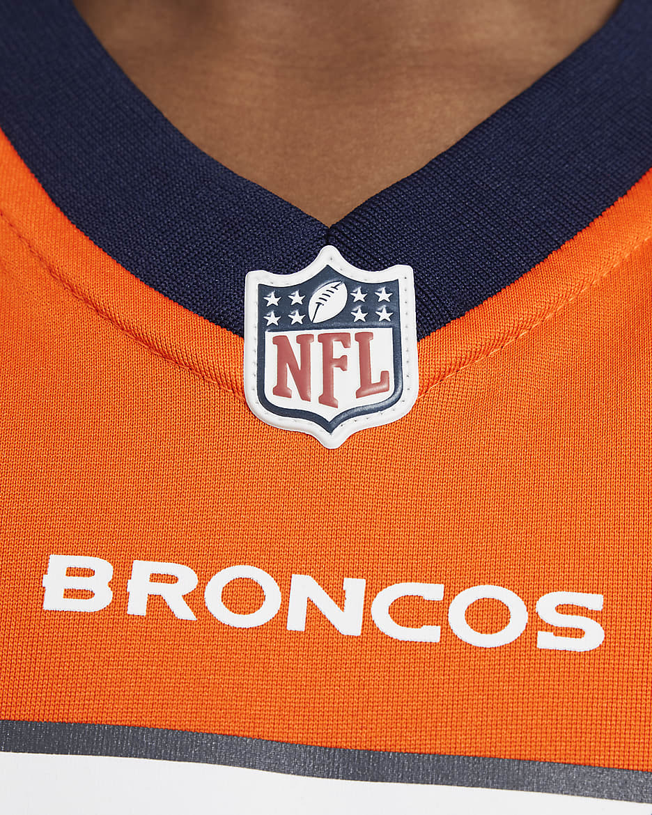 NFL Denver Broncos (Russell Wilson) American football-wedstrijdjersey voor kids - Brilliant Orange/WILSON RUSSELL