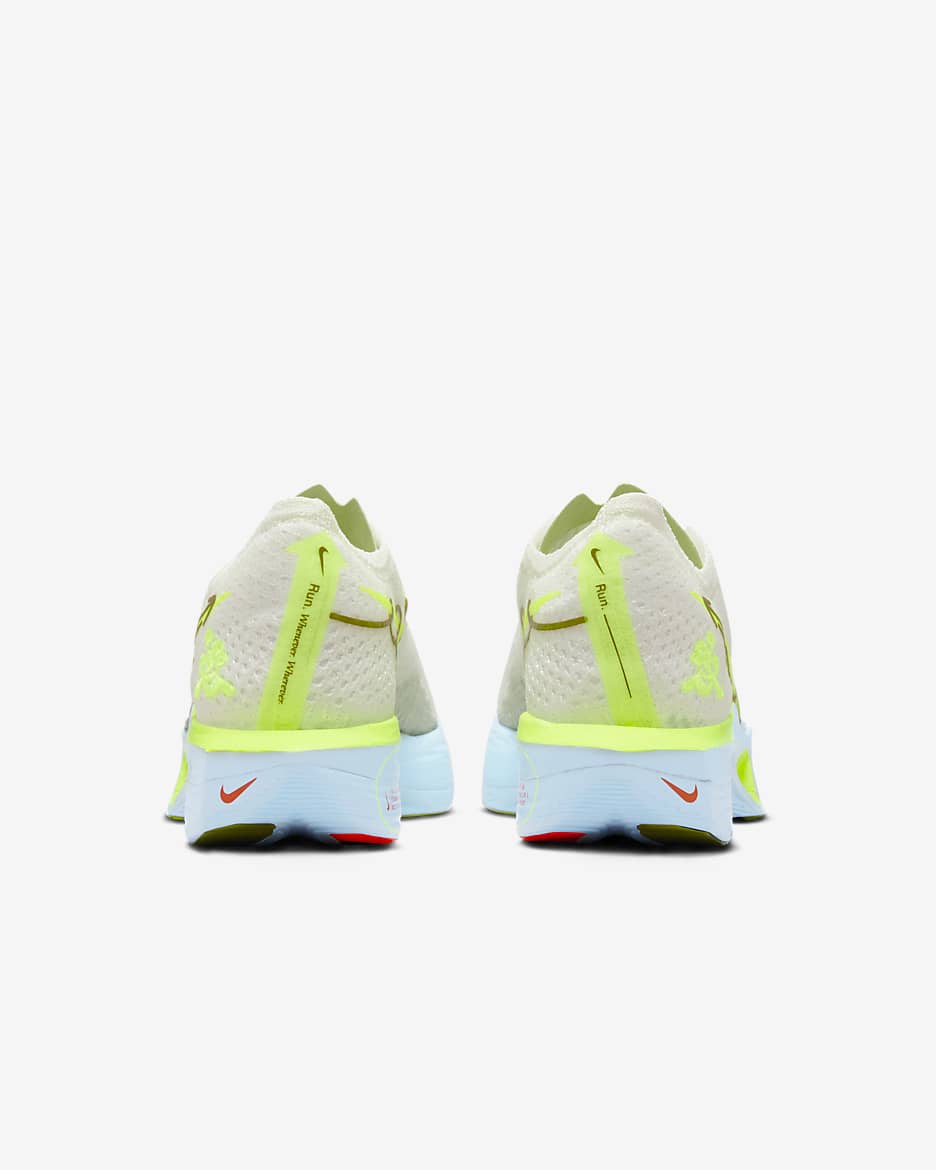 Nike Vaporfly 3 Women's Road Racing Shoes - Sail/Olive Aura/Volt/Glacier Blue