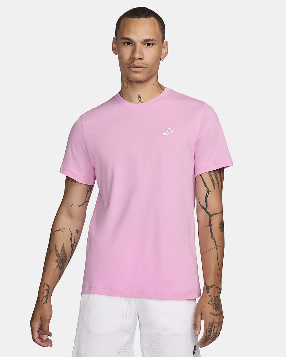 Nike Sportswear Camiseta - Hombre - Pink Rise/Negro