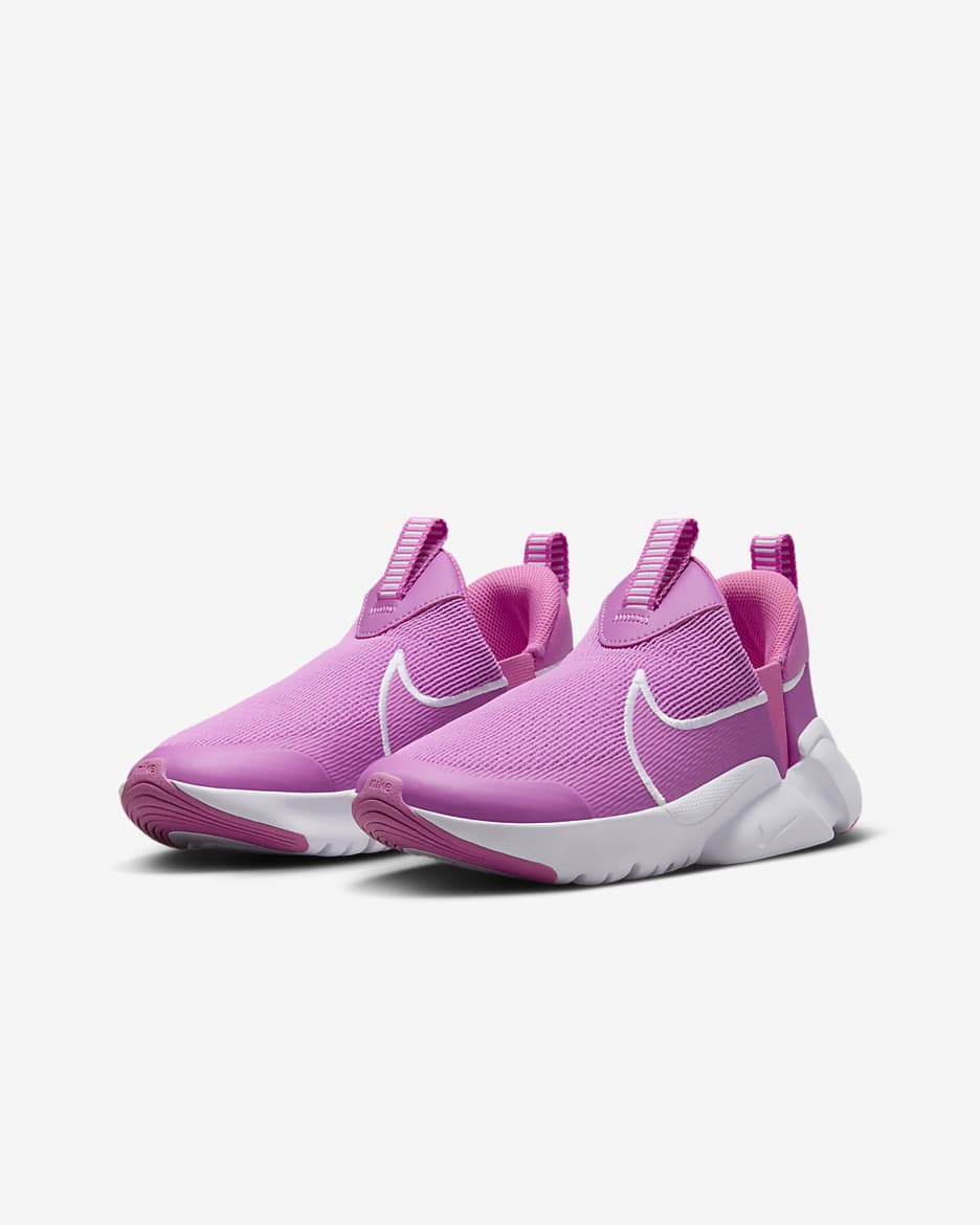 Nike Flex Plus 2 大童跑鞋 - Playful Pink/白色