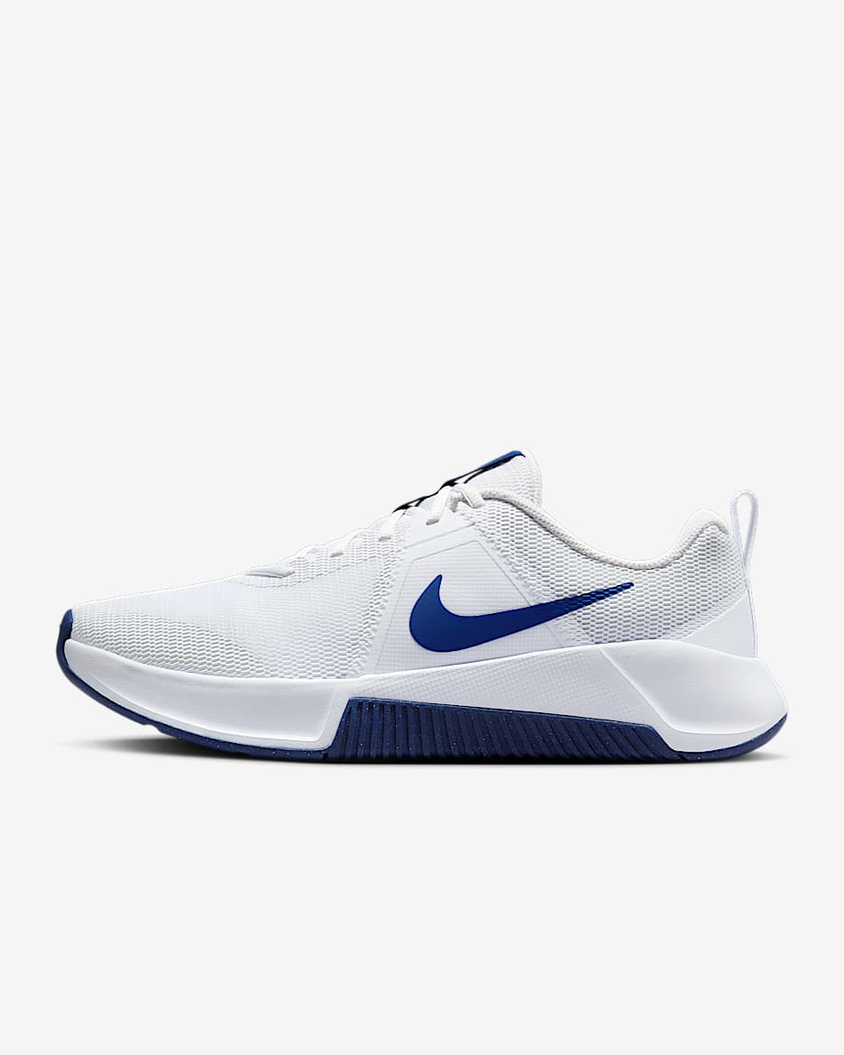 Chaussure d'entraînement Nike MC Trainer 3 pour homme - Blanc/Blue Void/Deep Royal Blue