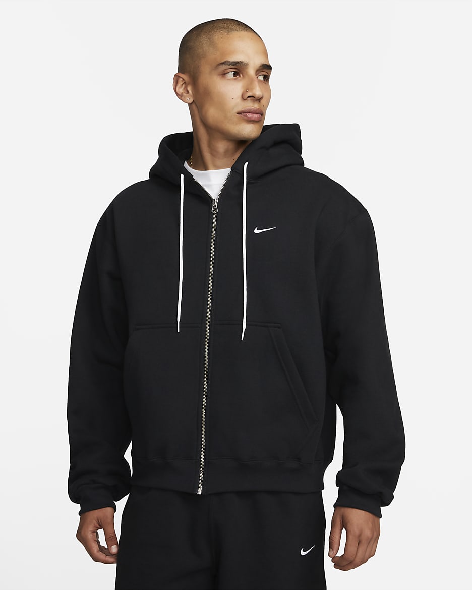 Nike "Made in the USA" Men's Full-Zip Hoodie - Black/White