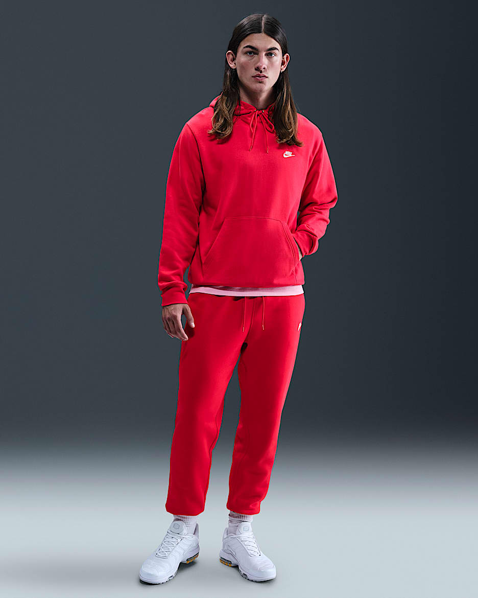 Nike Club Men's Joggers - University Red/University Red/White