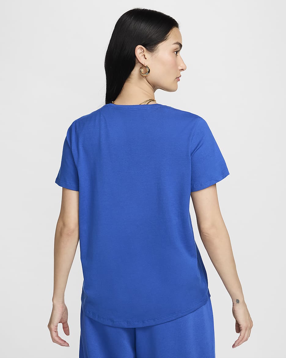 Nike Sportswear Essentials Women's Logo T-Shirt - Game Royal/White