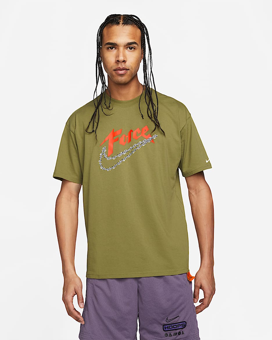 Playera de básquetbol para hombre Nike Force Swoosh - Peregrino