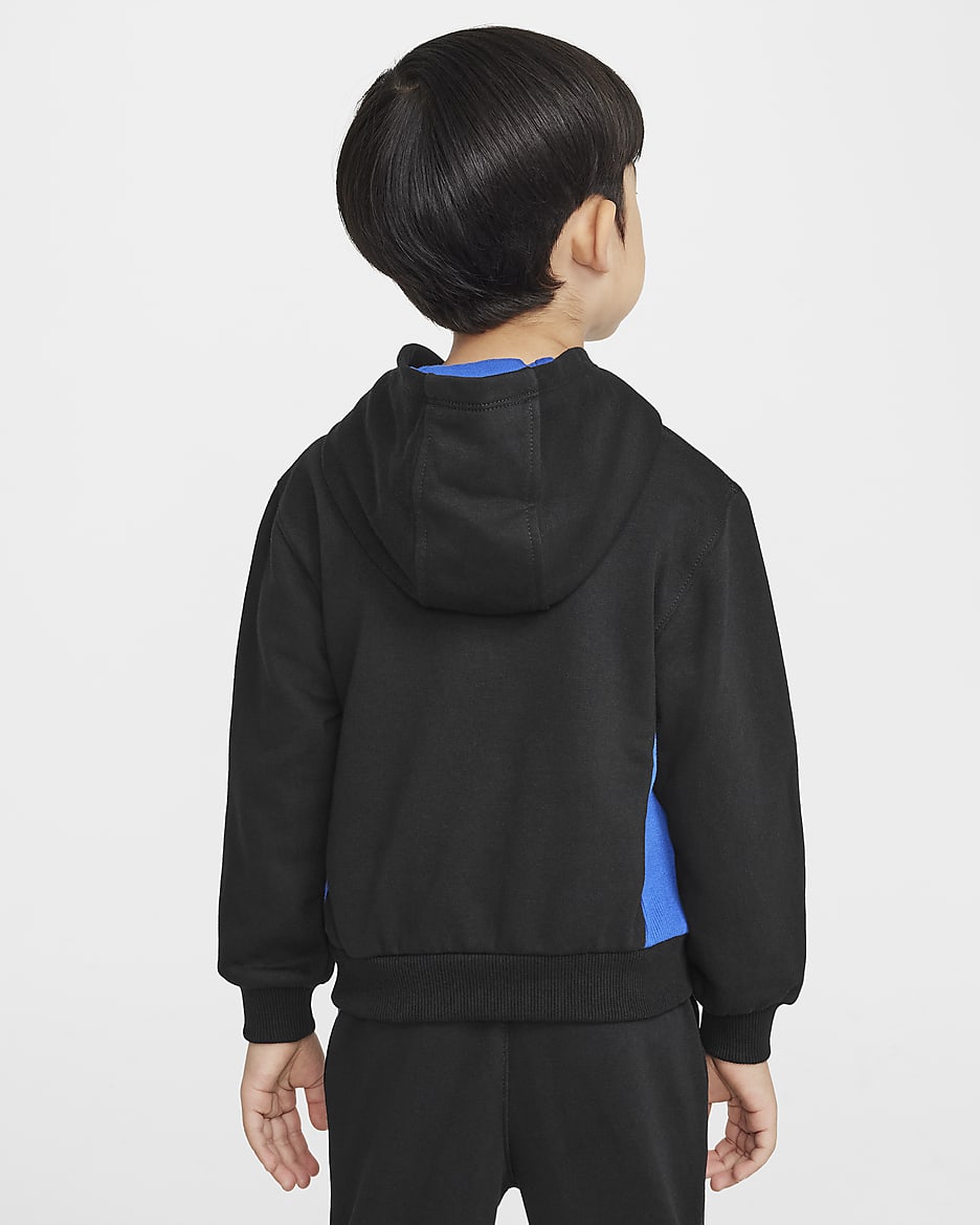 Sudadera con gorro de French Terry infantil Nike Sportswear "Express Yourself" - Negro