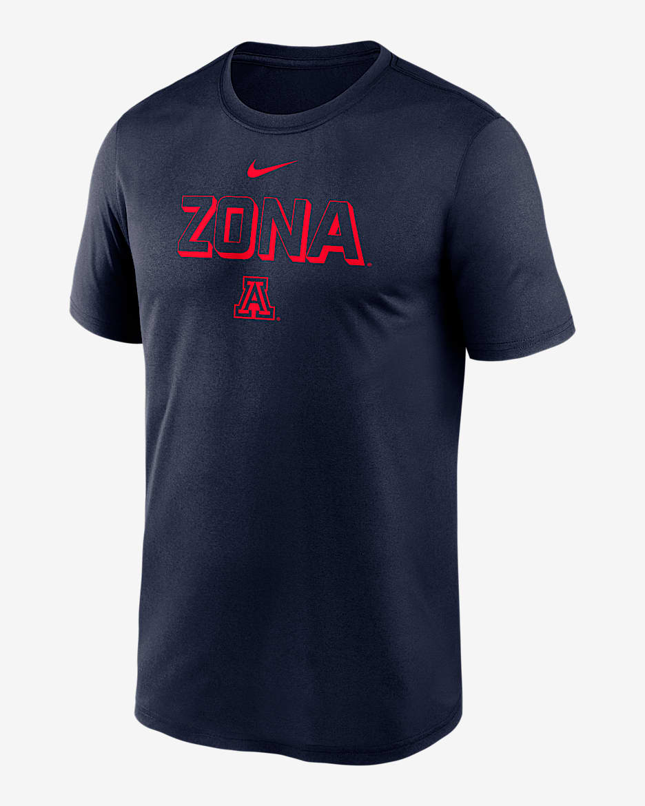 Arizona Sideline Legend Men's Nike Dri-FIT College T-Shirt - Navy