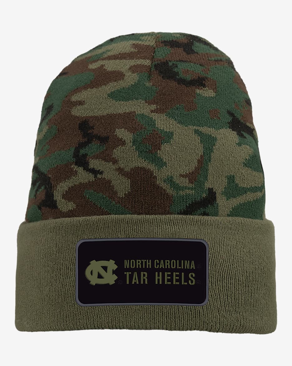 Gorro universitario Nike UNC - Verde camuflaje