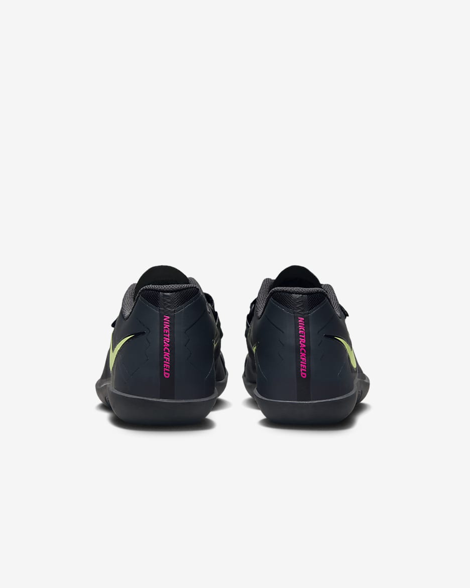 Nike Zoom Rival SD 2 Athletics Throwing Shoes - Anthracite/Black/Light Lemon Twist/Fierce Pink