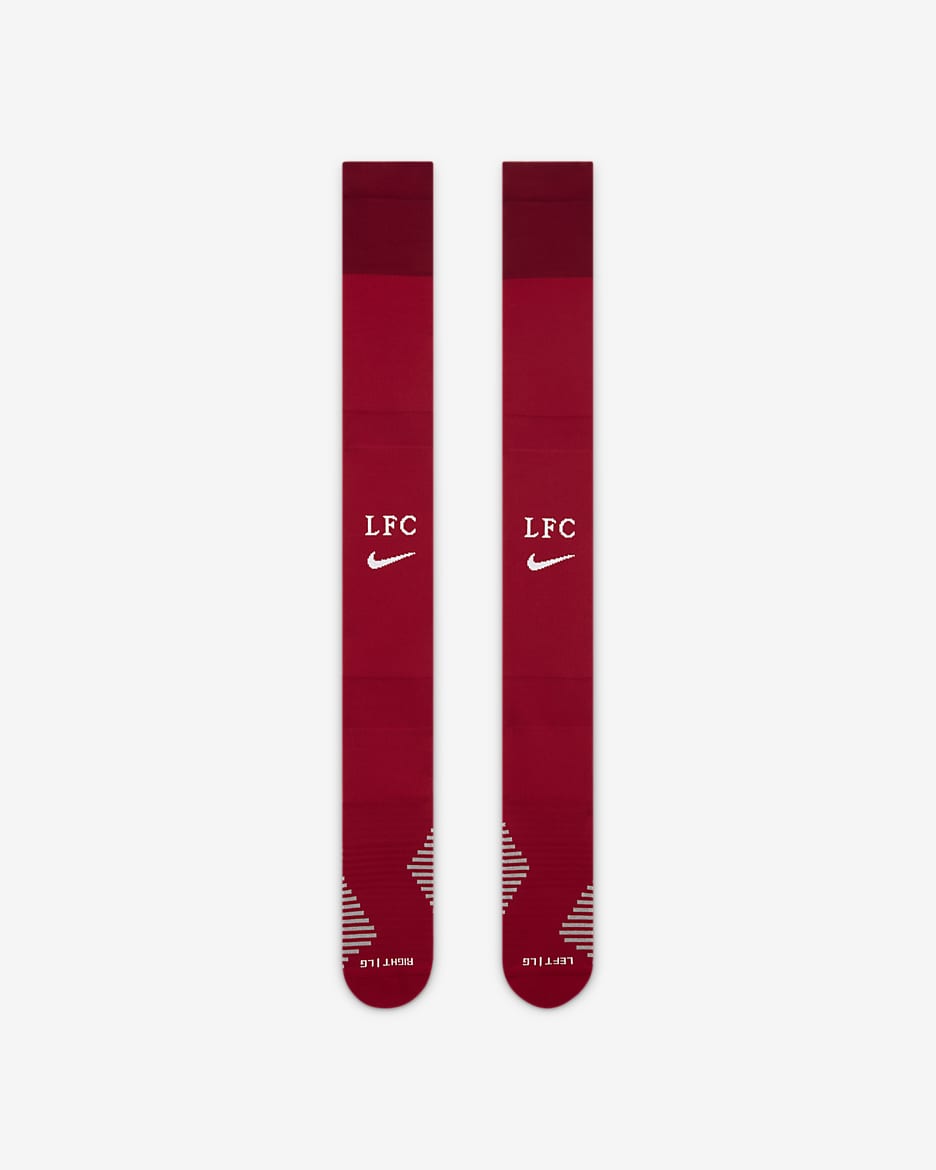 Chaussettes de football hautes Liverpool FC 2022/23 Stadium Domicile - Tough Red/Team Red/Blanc