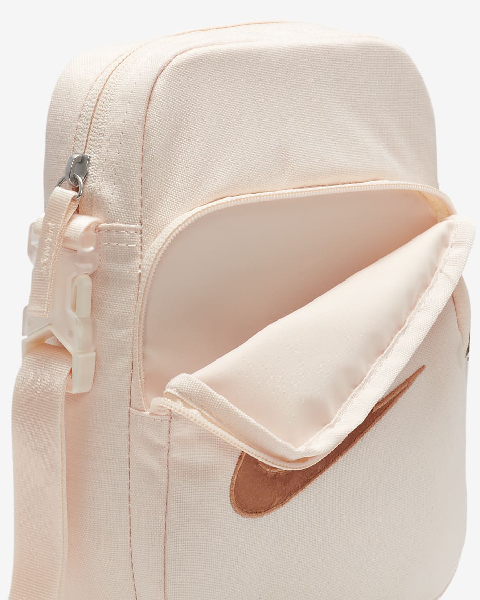 Nike Heritage Cross-Body Bag (4L) - Guava Ice/Guava Ice/Amber Brown