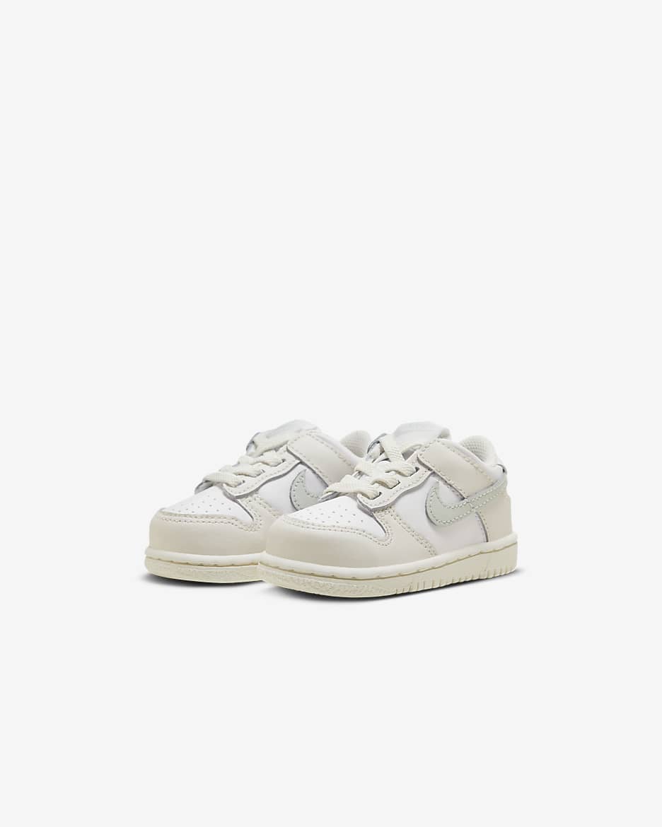 Nike Dunk Low Schoenen voor baby's/peuters - Wit/Phantom/Light Silver