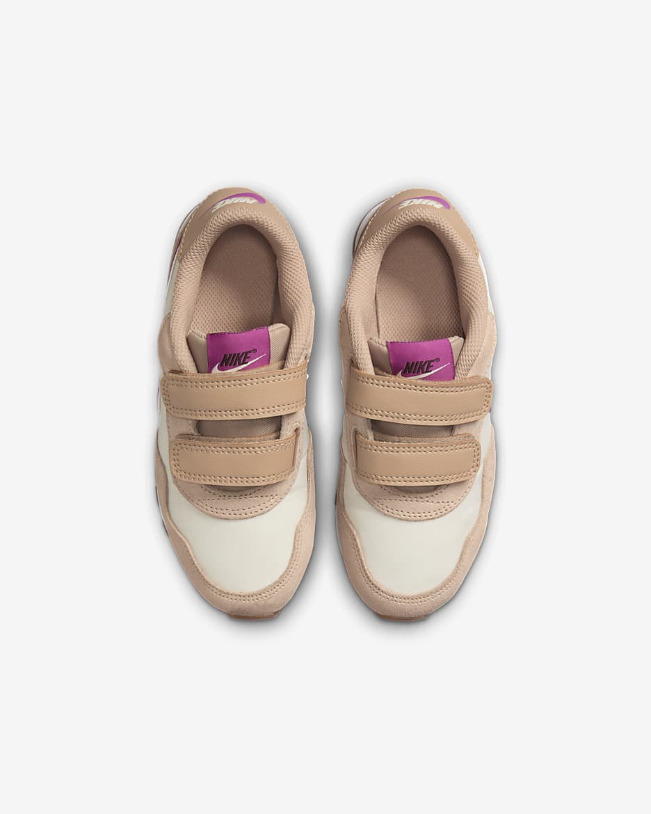 Nike MD Valiant Zapatillas - Niño/a pequeño/a - Hemp/Pale Ivory/Gum Medium Brown/Hot Fuchsia