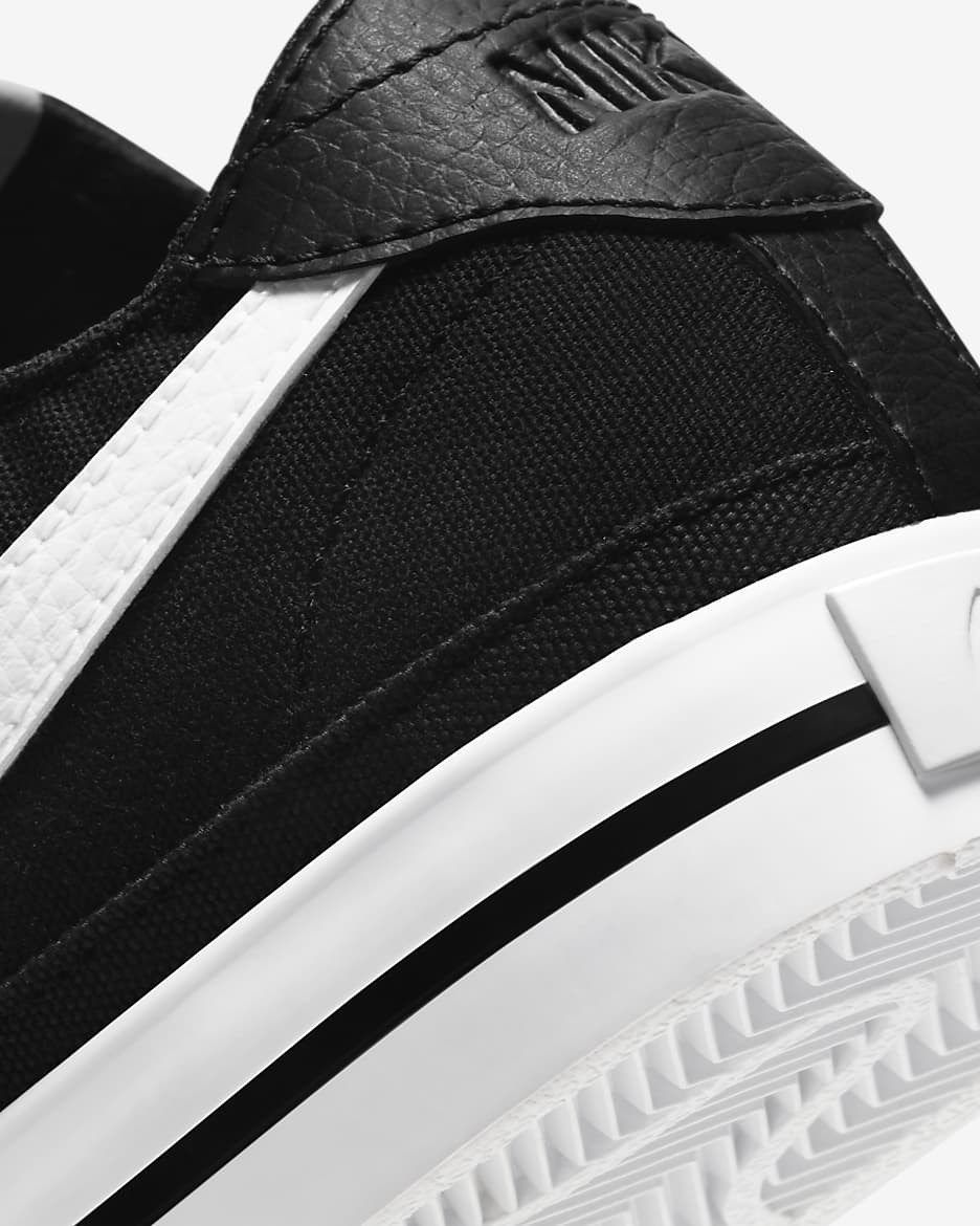 NikeCourt Legacy Canvas Women's Shoes - Black/White