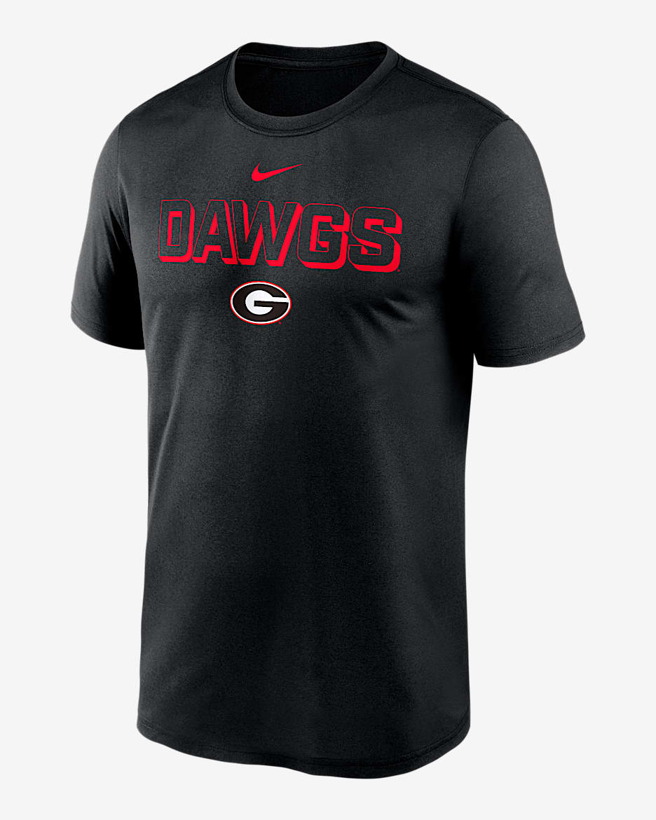 Georgia Sideline Legend Men's Nike Dri-FIT College T-Shirt - Black