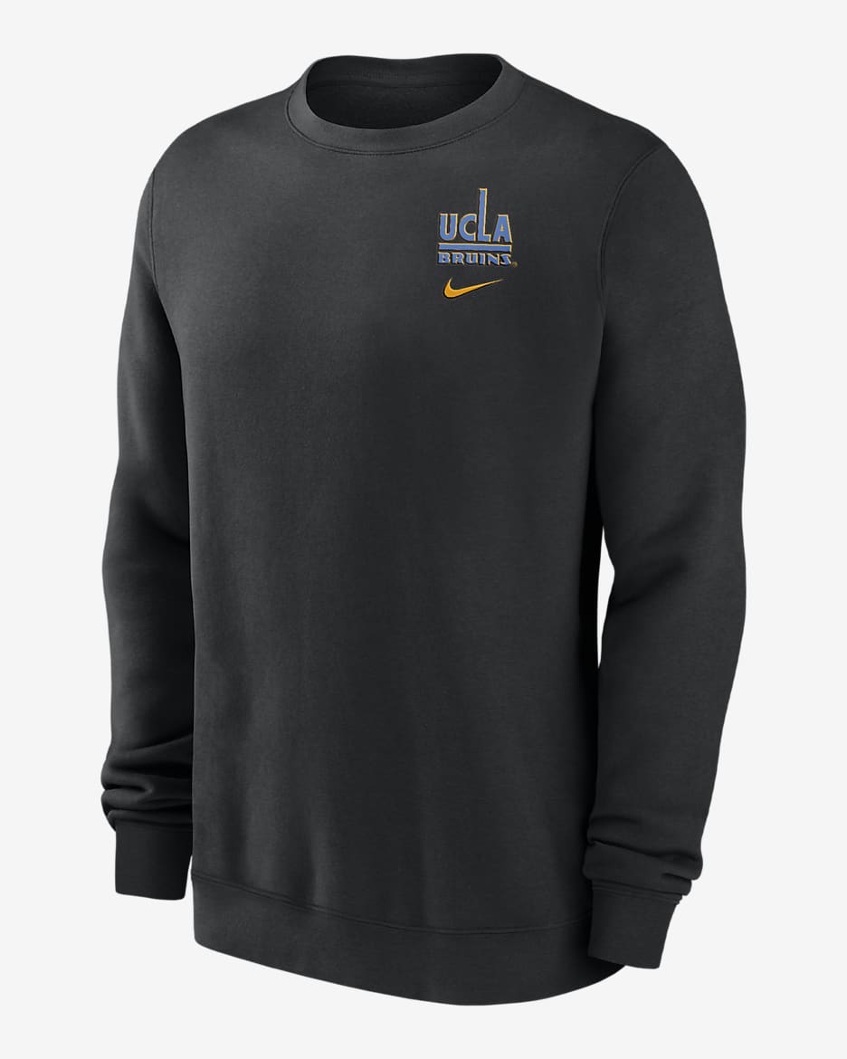 UCLA Club Fleece Men's Nike College Sweatshirt - Black