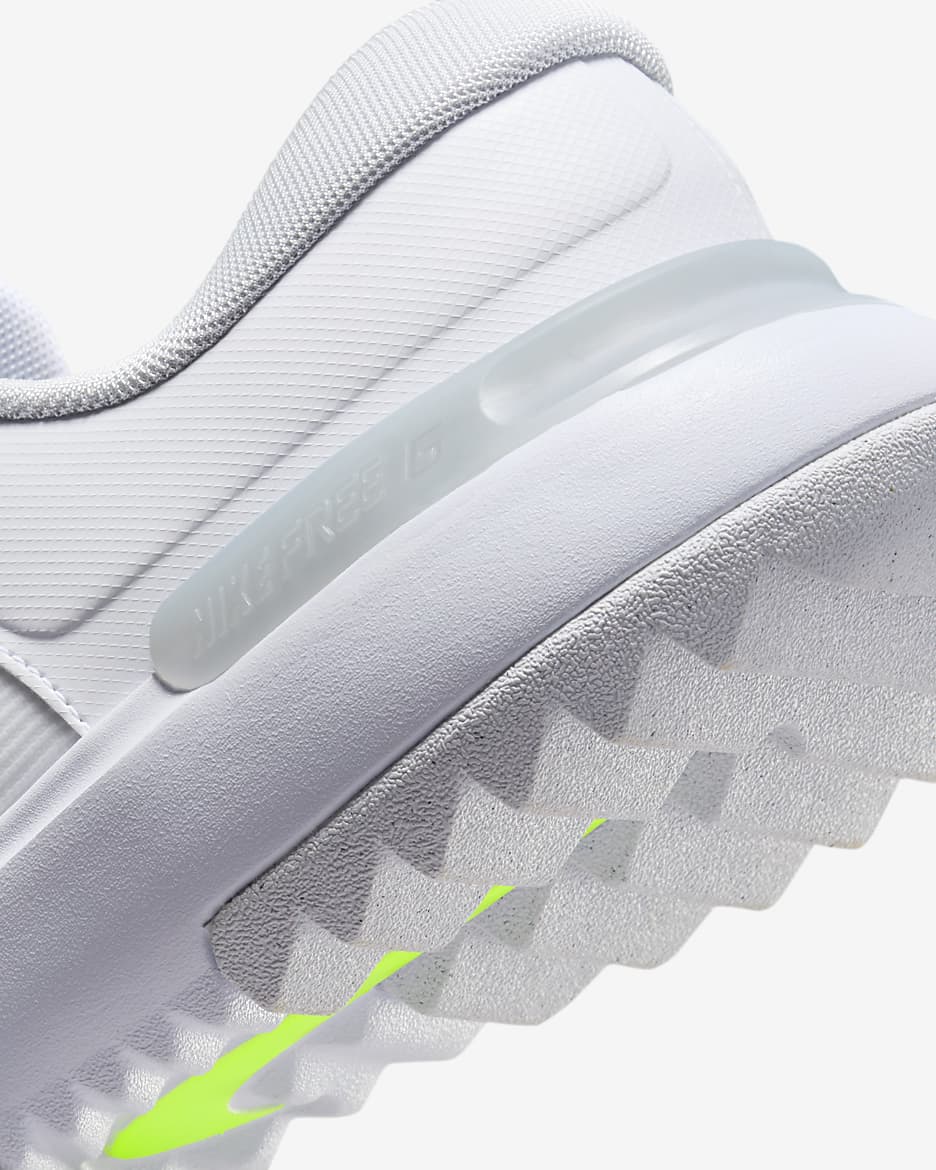 Nike Free Golf NN Golf Shoes - White/Pure Platinum/Wolf Grey/Black