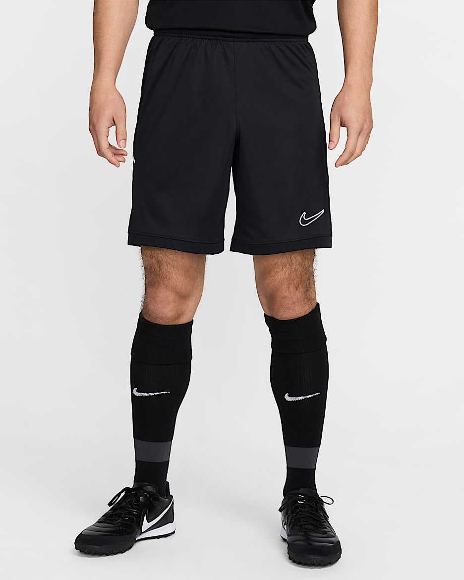 Nike Academy Men's Dri-FIT Football Shorts - Black/Black/White