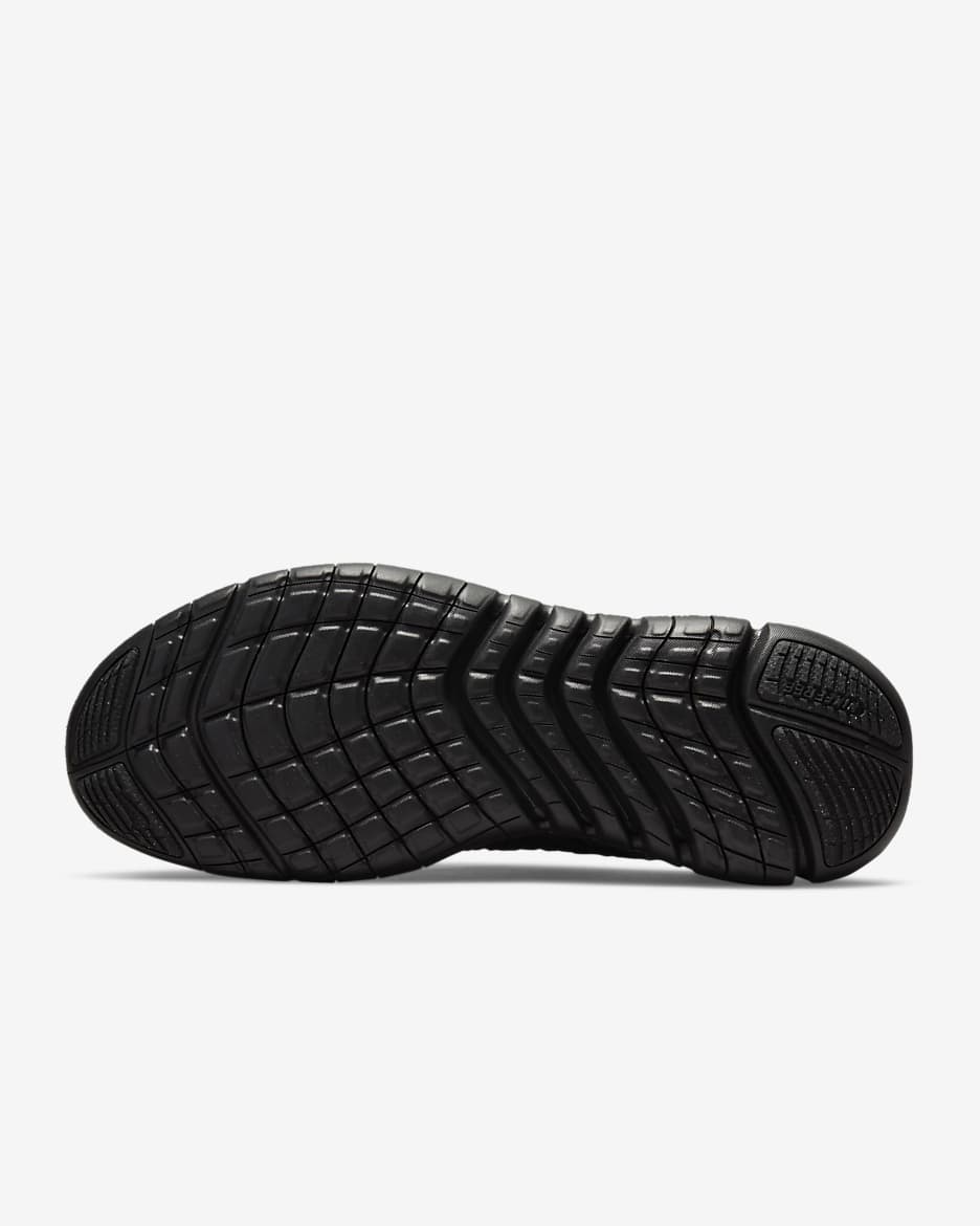 Nike Free Run 5.0 Herren-Straßenlaufschuh - Schwarz/Off Noir/Schwarz