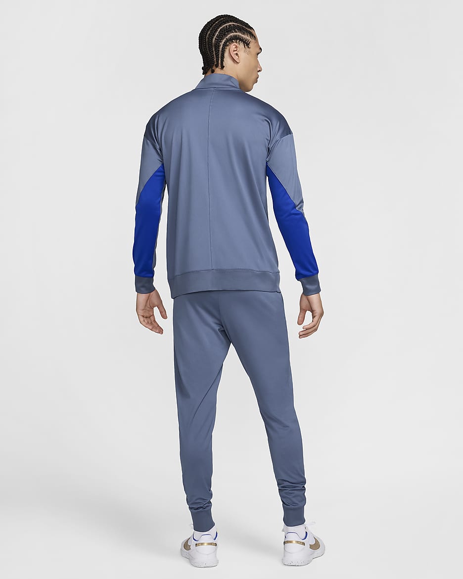 Survêtement de foot en maille Nike Dri-FIT Inter Milan Strike pour homme - Diffused Blue/Lyon Blue/Sanddrift