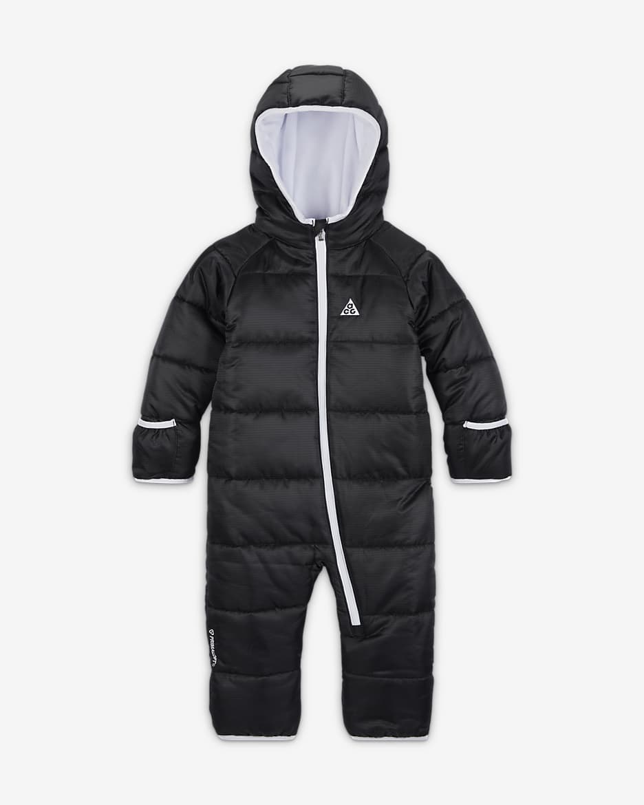 Nike ACG-Schneeanzug für Babys (12 bis 24 Monate) - Schwarz