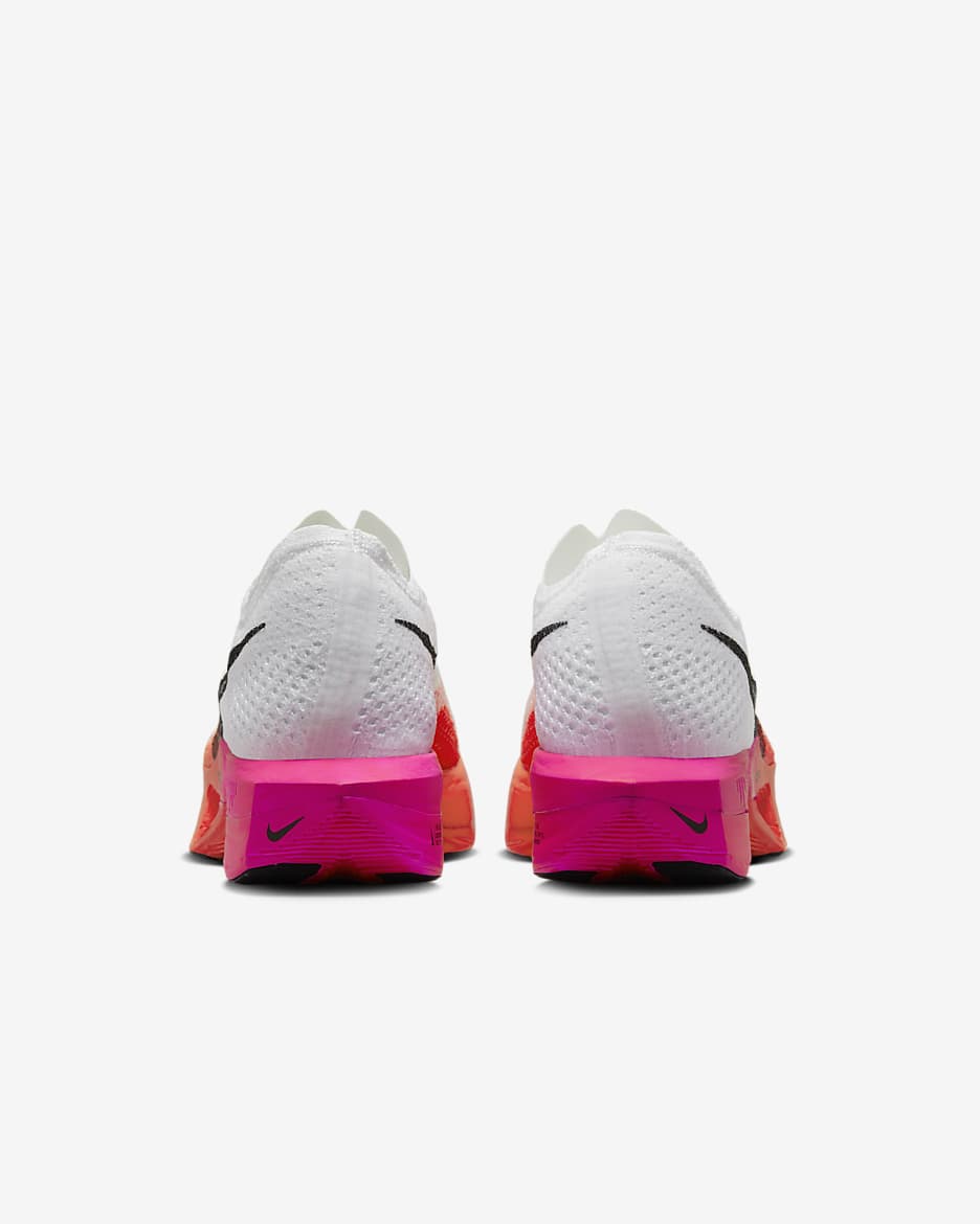 Tenis de carrera en carretera para mujer Nike Vaporfly 3 - Blanco/Carmesí brillante/Rosa feroz/Negro