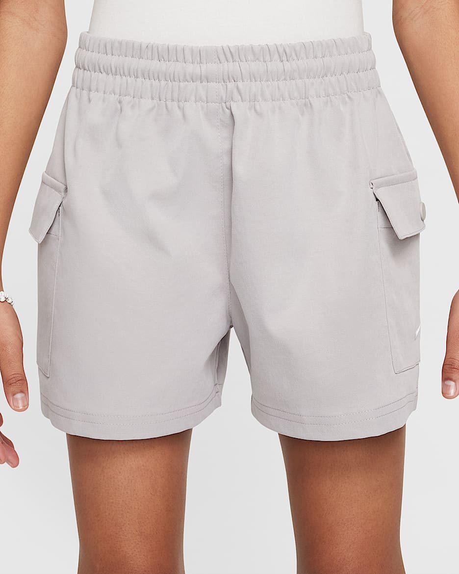 Nike Sportswear Girls' Woven Cargo Shorts
