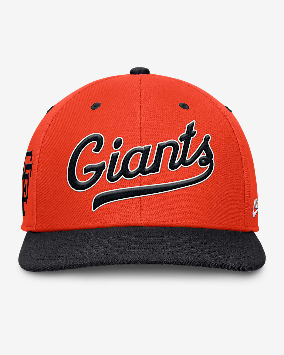 San Francisco Giants Cooperstown Pro Men's Nike Dri-FIT MLB Adjustable Hat - Orange