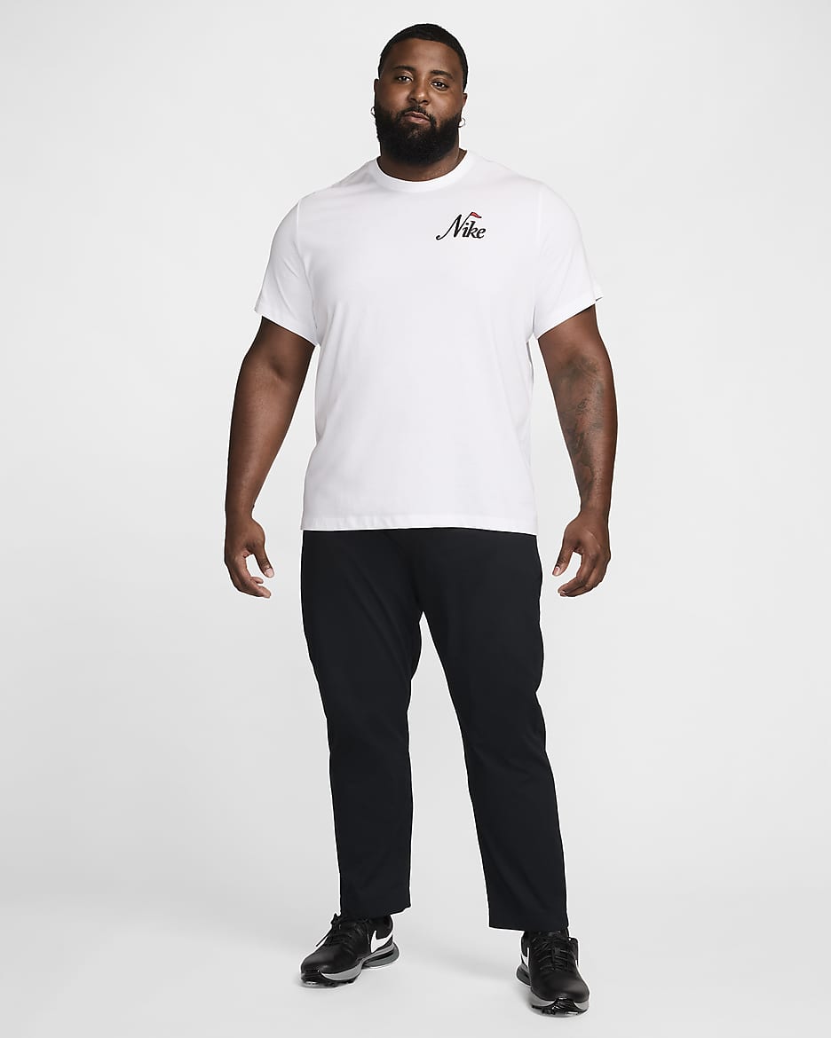 Playera de golf Nike para hombre - Blanco