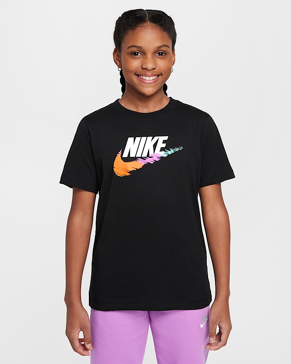 Nike Sportswear Big Kids' T-Shirt - Black