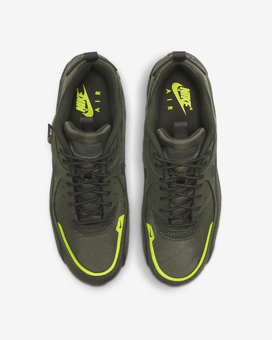 Nike Air Max 90 Surplus Men's Shoes - Cargo Khaki/Lemon Venom/Sequoia