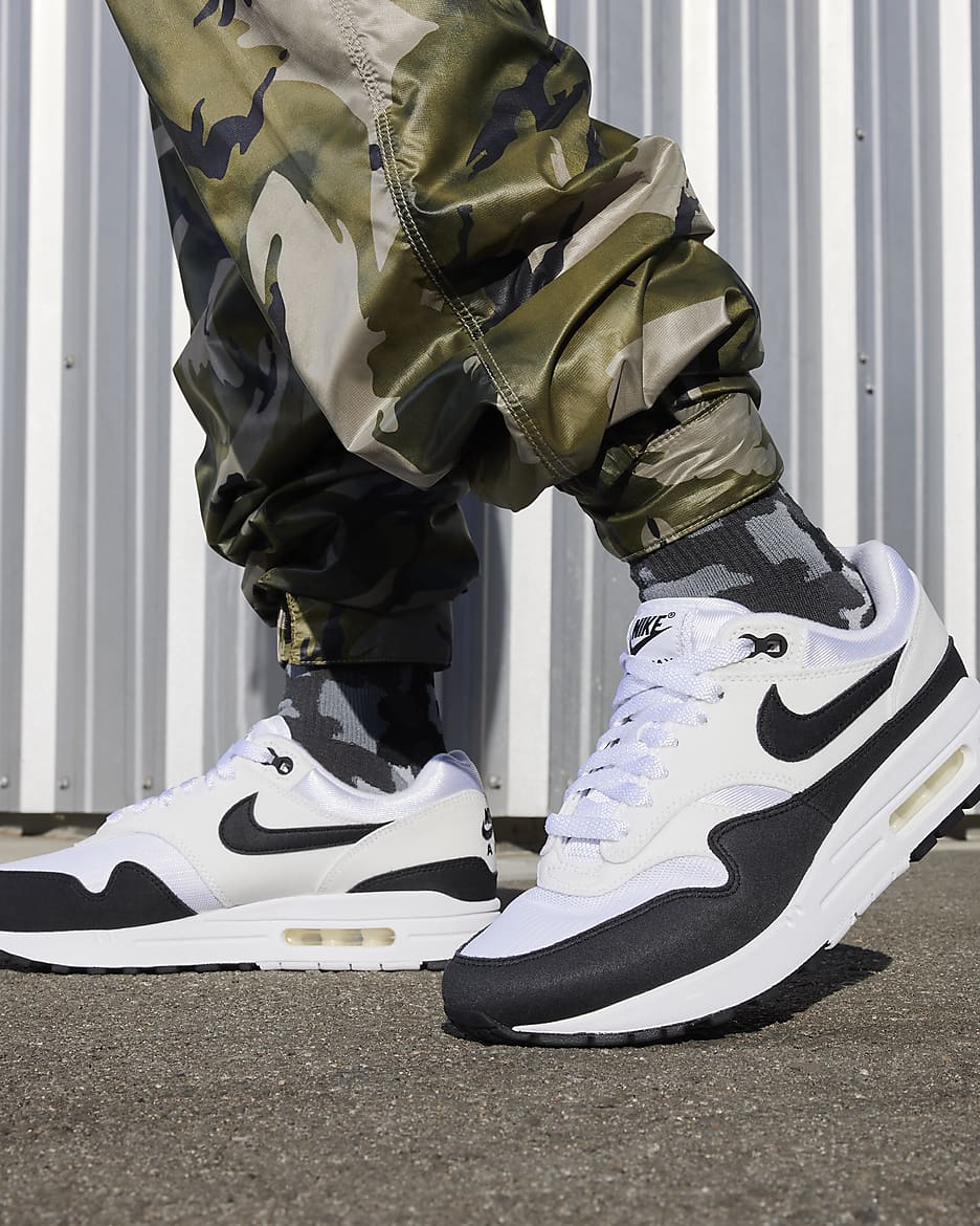 Nike Air Max 1 Women's Shoes - White/Summit White/Black