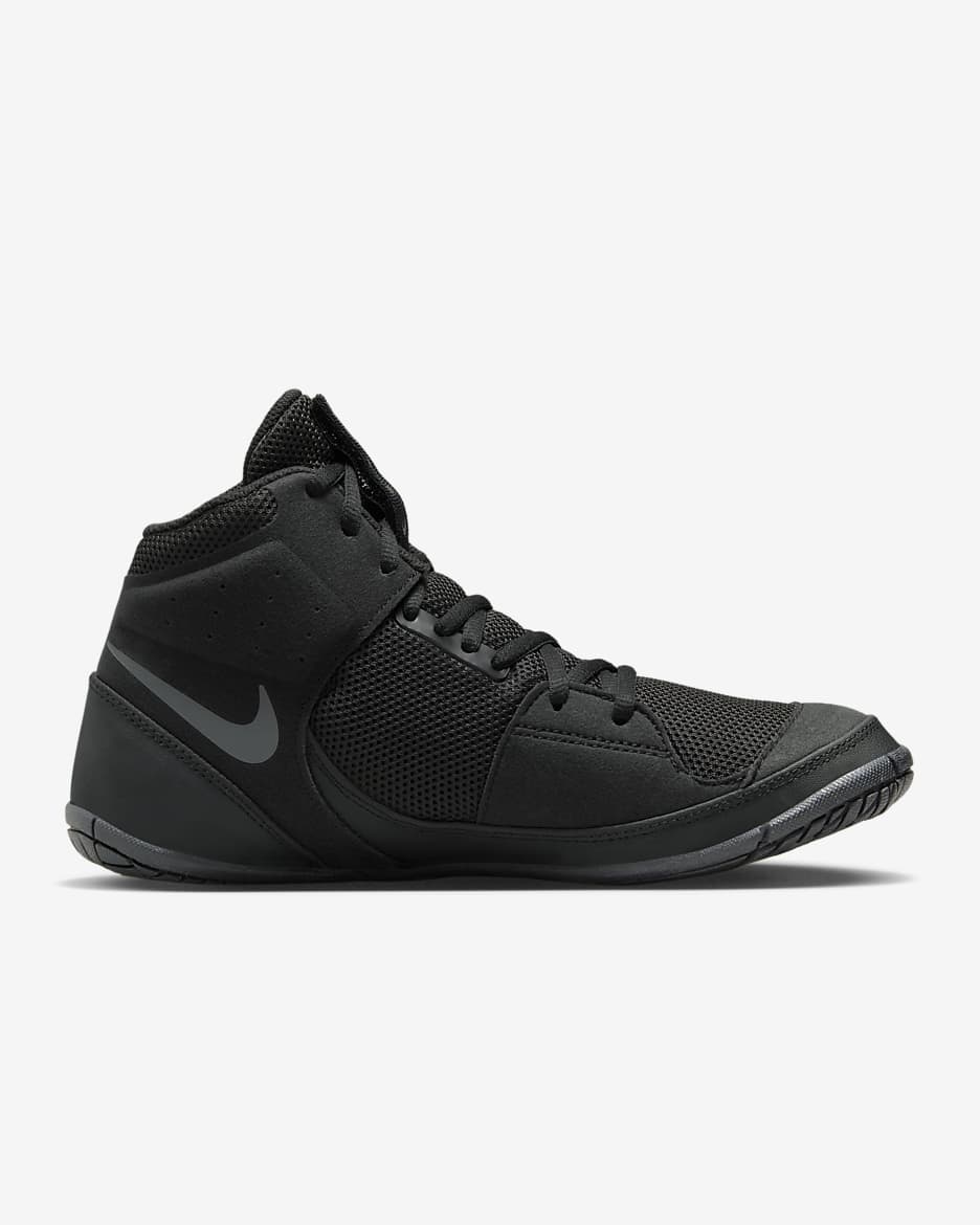 Tenis de lucha Nike Fury - Negro/Gris oscuro